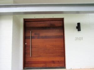 Minimalist front door design