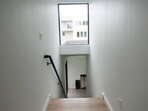 Minimalist indoor staircase design