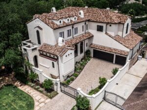Spanish-style house with terracotta roof